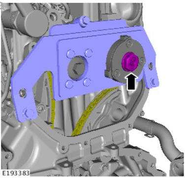 Engine - Ingenium i4 2.0l Diesel Upper Timing Chain (G1875889) / Removal