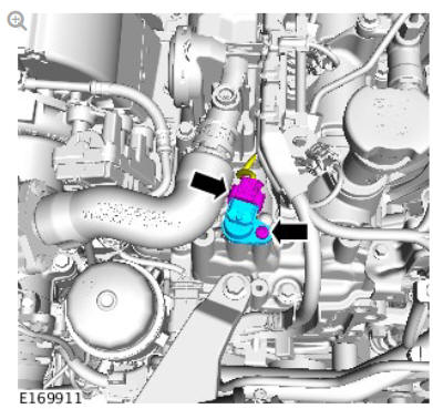 Electronic Engine Controls - Ingenium i4 2.0l Diesel Camshaft Position Sensor (G1875922) / Removal and Installation