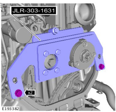 Engine - Ingenium i4 2.0l Diesel Upper Timing Chain (G1875889) / Removal