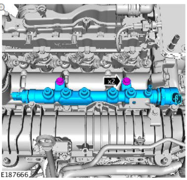 Fuel Charging and Controls - Ingenium i4 2.0l Diesel Fuel Rail (G1875959) / Installation