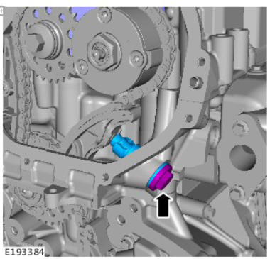 Engine - Ingenium i4 2.0l Diesel Upper Timing Chain (G1875889) / Removal
