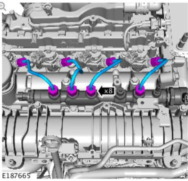 Fuel Charging and Controls - Ingenium i4 2.0l Diesel Fuel Rail (G1875959) / Installation
