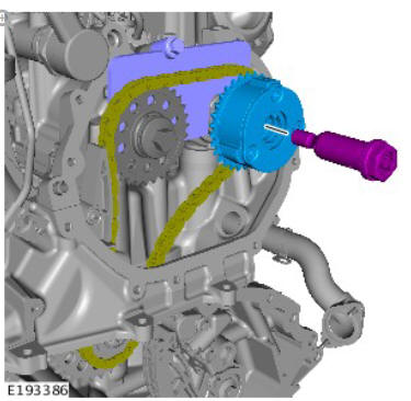 Engine - Ingenium i4 2.0l Diesel Upper Timing Chain (G1875889) / Removal