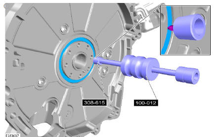 Crankshaft Rear Seal (G1875871) / Removal and Installation