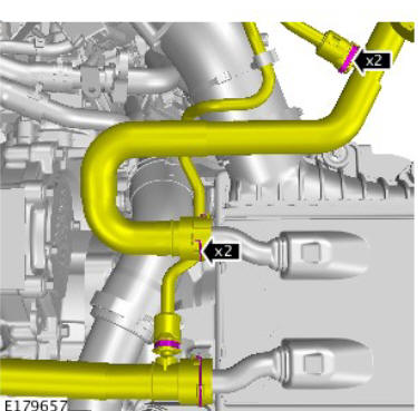 Intake Air Distribution and Filtering - Ingenium i4 2.0l Diesel Charge Air Cooler (G1875919) Removal and Installation