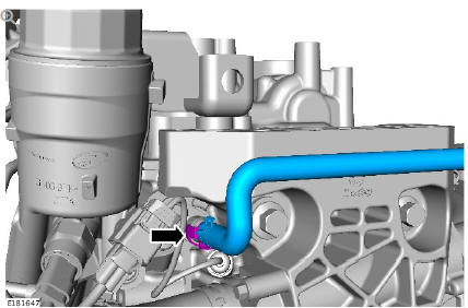 Electronic Engine Controls - Ingenium i4 2.0l Diesel Cylinder Head Temperature Sensor (G1875924)/ Removal and Installation