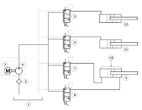Active Driveline Hydraulic Circuit Diagram