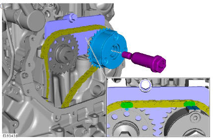 Engine - Ingenium i4 2.0l Diesel Upper Timing Chain (G1875889) / Installation