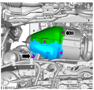 Exhaust - Ingenium i4 2.0l Diesel Catalytic Converter (G1880489) / Installation
