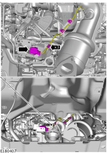 Exhaust - Ingenium i4 2.0l Diesel Catalytic Converter (G1880489) / Installation