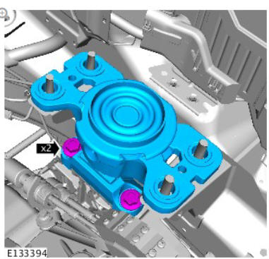Engine - Ingenium i4 2.0l Diesel Left Engine Mount (G1875882) / Removal and Installation