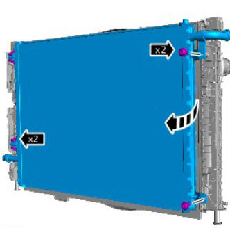 Engine Cooling - Ingenium i4 2.0l Diesel Charge Air Radiator (G1879559) / Removal and Installation