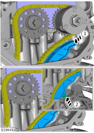 Engine - Ingenium i4 2.0l Diesel Upper Timing Chain (G1875889) / Installation