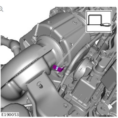 Exhaust - Ingenium i4 2.0l Diesel Catalytic Converter to Turbocharger Clamp (G1964846)/ Removal and Installation