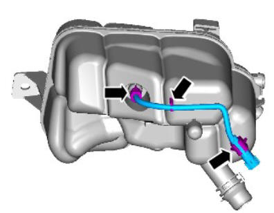Engine Cooling - Ingenium i4 2.0l Diesel Coolant Expansion Tank (G1351264) / Removal and Installation