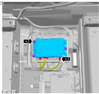 Satellite Radio Tuner (G1785144) / Removal and installation