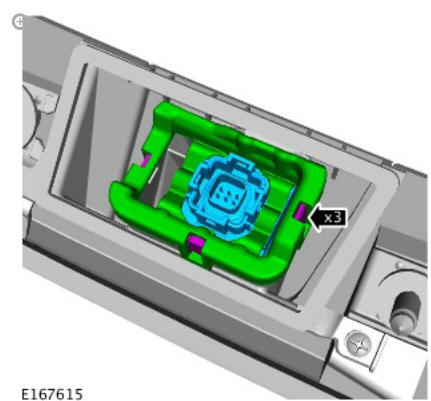 Parking Aid Parking Aid Camera (G1780352) / Removal and Installation