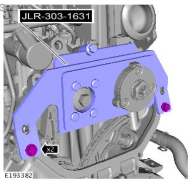 Engine - Ingenium i4 2.0l Diesel Upper Timing Chain (G1875889) / Installation