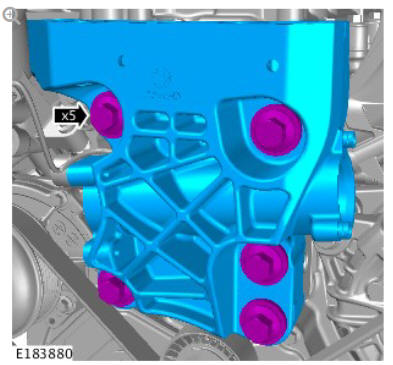Engine Mount (G1913572) / Removal and Installation