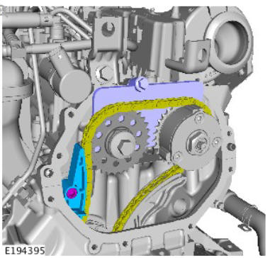 Engine - Ingenium i4 2.0l Diesel Upper Timing Chain (G1875889) / Installation