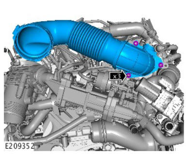 Engine Emission Control - Ingenium i4 2.0l Diesel High Pressure Exhaust Gas Recirculation Cooler (G2162458) / Removal and Installation