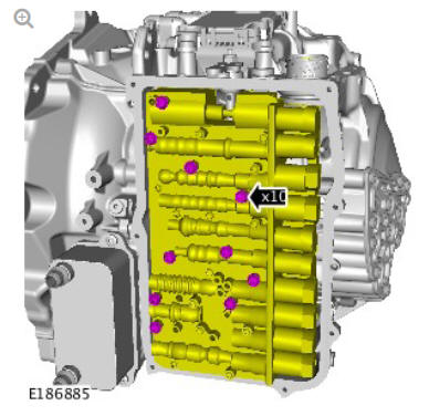 Main Control Valve Body Solenoids (G1948467) Removal and Installation