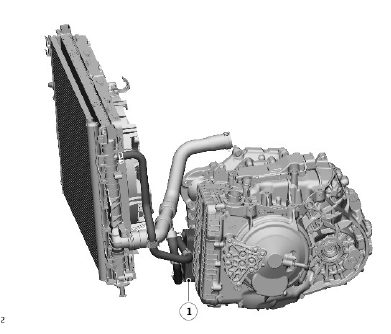 COMPONENT LOCATION - ZF 9HP48 TRANSMISSION TD4 2.2L DIESEL