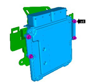 Electronic Engine Controls - Ingenium i4 2.0l Diesel Engine Control Module (G1875928) / Removal and Installation