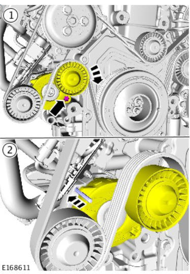 Engine Cooling - Ingenium i4 2.0l Diesel Coolant Pump (G1879556) / Removal and Installation
