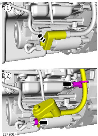 Starting System - Ingenium i4 2.0l Diesel Starter Motor (G1879568) Removal and Installation