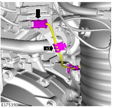 Electronic Engine Controls - Ingenium i4 2.0l Diesel Exhaust Gas Temperature Sensor (G1875930)/ Removal and Installation