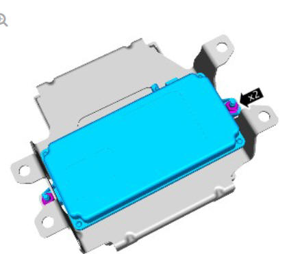 Parking Aid Parking Aid Camera Module (G1780353) / Removal and Installation
