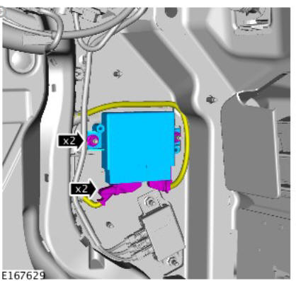 Parking Aid Parking Aid Module (G1780354) / Removal and Installation