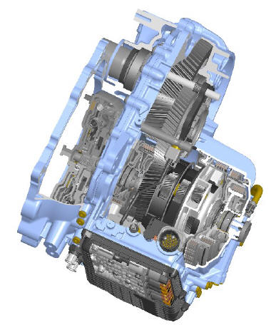 ZF 9HP48 Cut-Away View