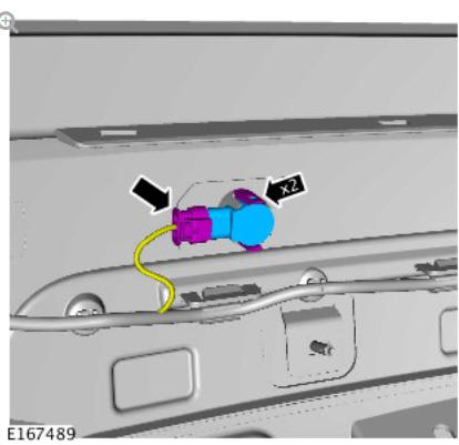 Parking aid rear inner parking aid sensor (G1780355) removal and installation