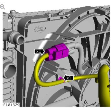 Engine Cooling - Ingenium i4 2.0l Diesel Cooling Fan Motor and Shroud (G1879558)/ Removal and Installation