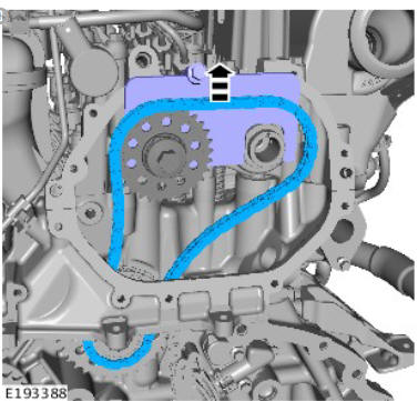 Engine - Ingenium i4 2.0l Diesel Lower Timing Chain (G1875890) / Removal