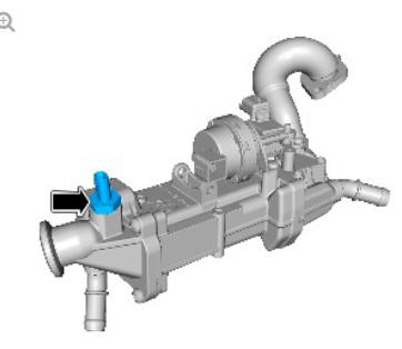 Engine Emission Control - Ingenium i4 2.0l Diesel High Pressure Exhaust Gas Recirculation Cooler (G2162458) / Removal and Installation
