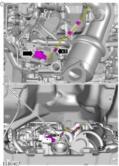 Exhaust - Ingenium i4 2.0l Diesel Catalytic Converter (G1880489) / Removal