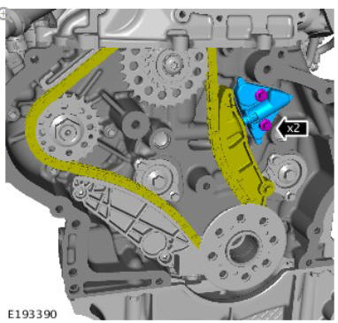 Engine - Ingenium i4 2.0l Diesel Lower Timing Chain (G1875890) / Removal