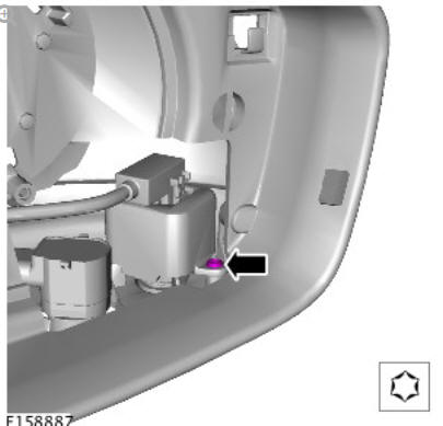 Parking aid side parking aid camera (G1780357) removal and installation