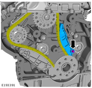 Engine - Ingenium i4 2.0l Diesel Lower Timing Chain (G1875890) / Removal