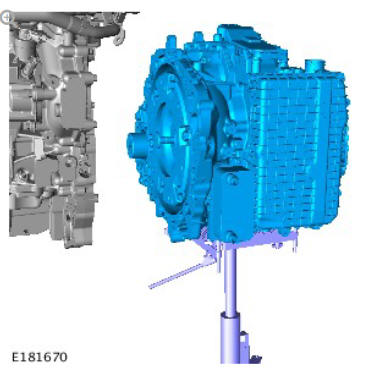 Transmission - Ingenium i4 2.0l Diesel (G1887785) Removal