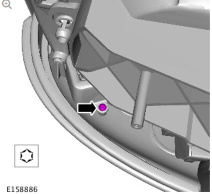 Parking aid side parking aid camera (G1780357) removal and installation