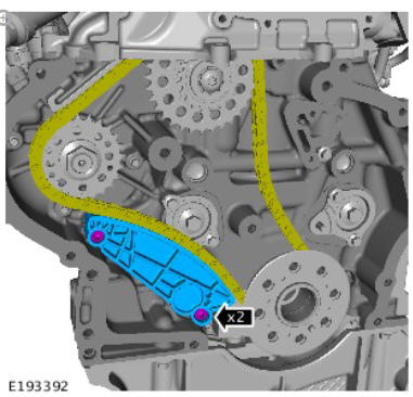 Engine - Ingenium i4 2.0l Diesel Lower Timing Chain (G1875890) / Removal