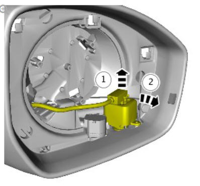 Parking aid side parking aid camera (G1780357) removal and installation