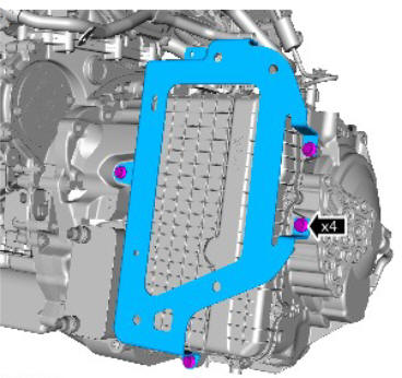 Transmission - Ingenium i4 2.0l Diesel (G1887785) Removal