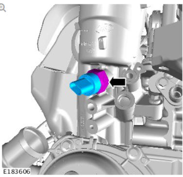 Electronic Engine Controls - Ingenium i4 2.0l Diesel Oil Pressure and Temperature Sensor (G1909611)/ Removal and Installation