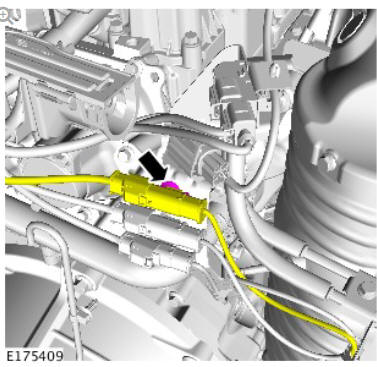 Electronic Engine Controls - Ingenium i4 2.0l Diesel Post DPF Exhaust Gas Temperature Sensor (G1875932) / Removal and Installation