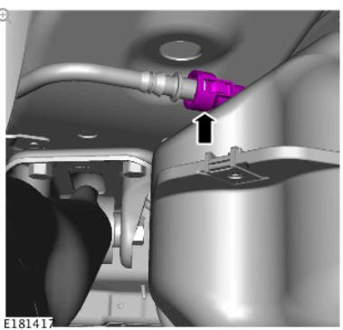 Engine Emission Control - Ingenium i4 2.0l Diesel Diesel Exhaust Fluid Tank (G1875909) / Removal and Installation